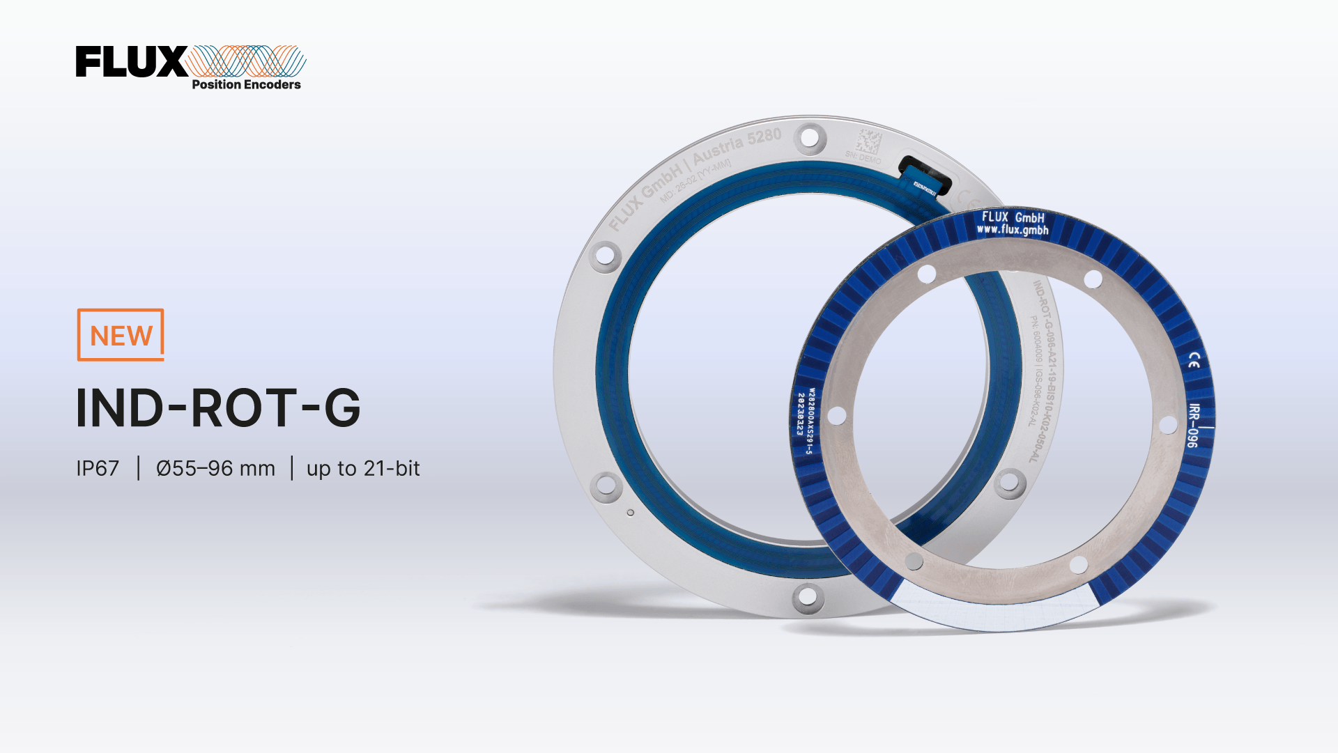 IND-ROT-G encoder shown in the FLUX launch announcement