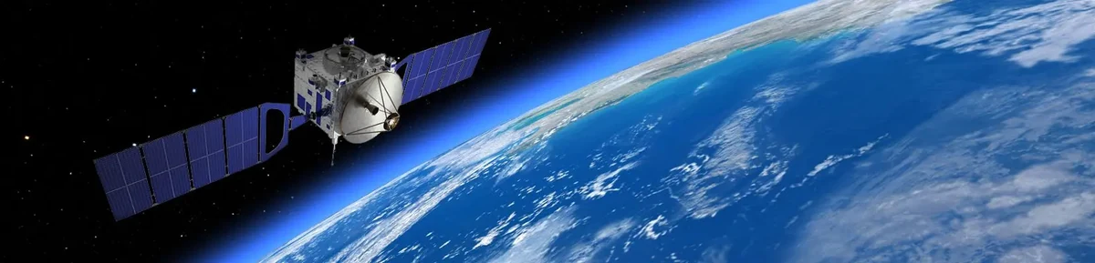 Satellite above Earth