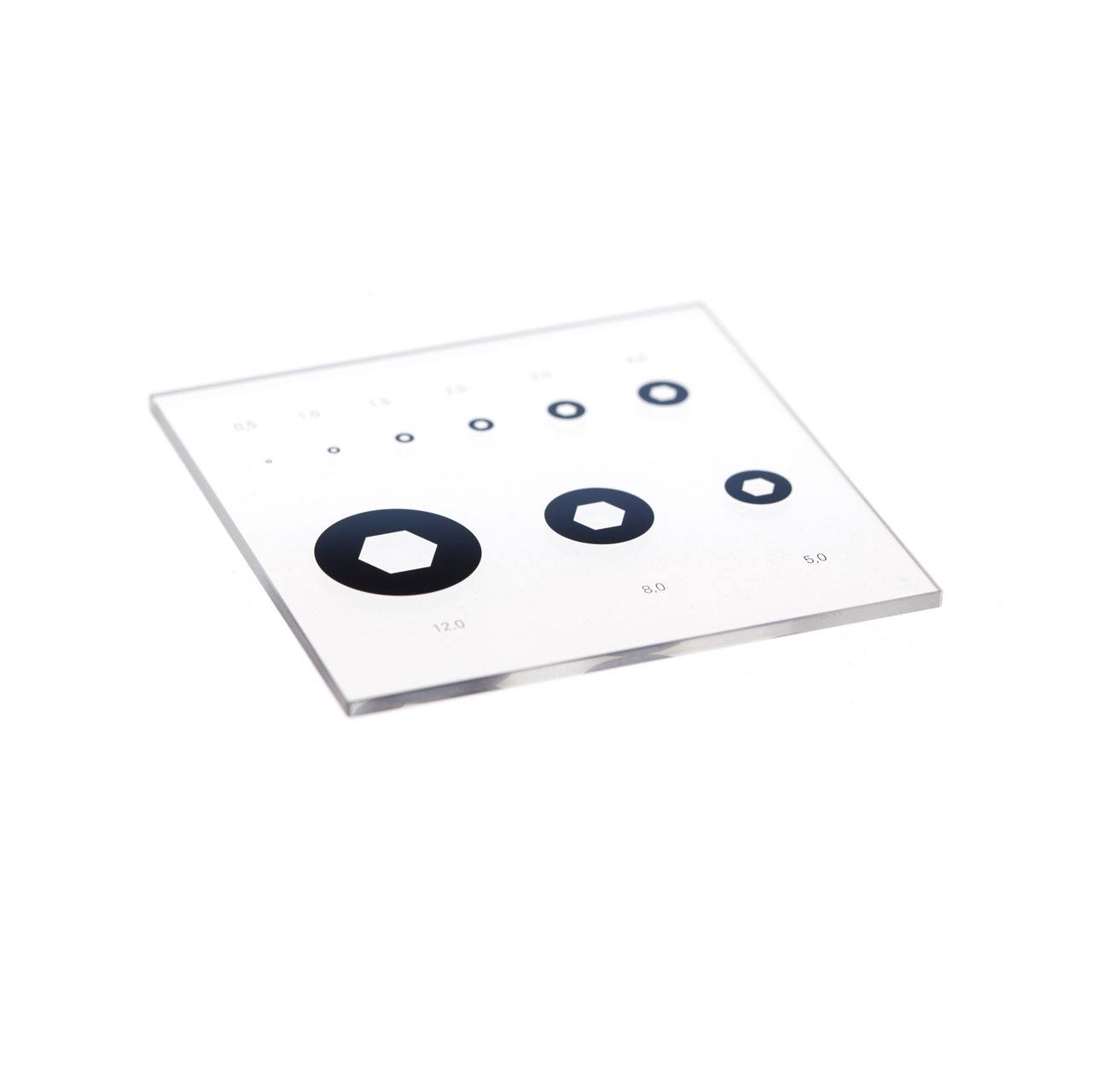 POG patterned calibration target